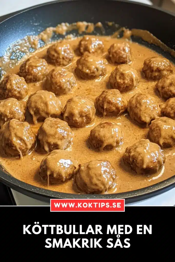 Köttbullar med en smakrik sås - Bästa recept