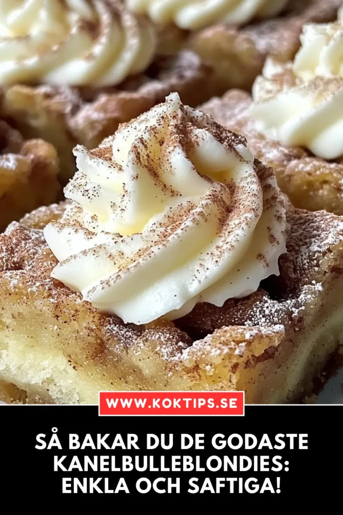 Kanelbulleblondies