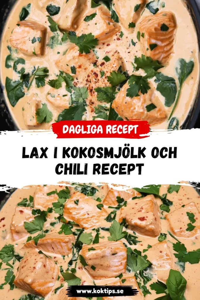 Lax i kokosmjölk och chili