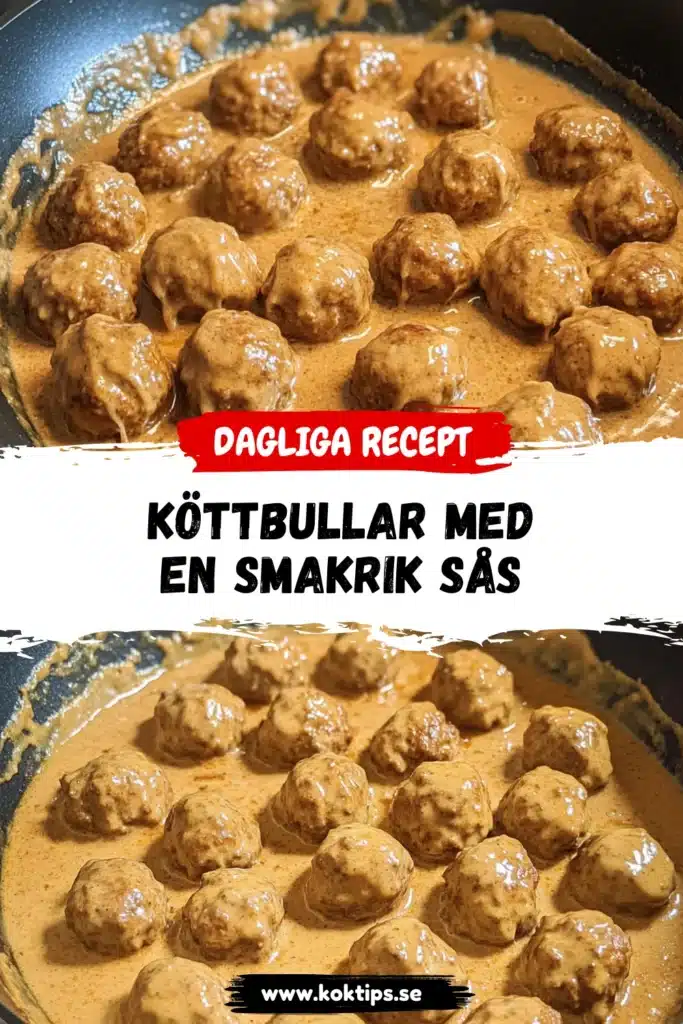 Köttbullar med en smakrik sås - Bästa recept