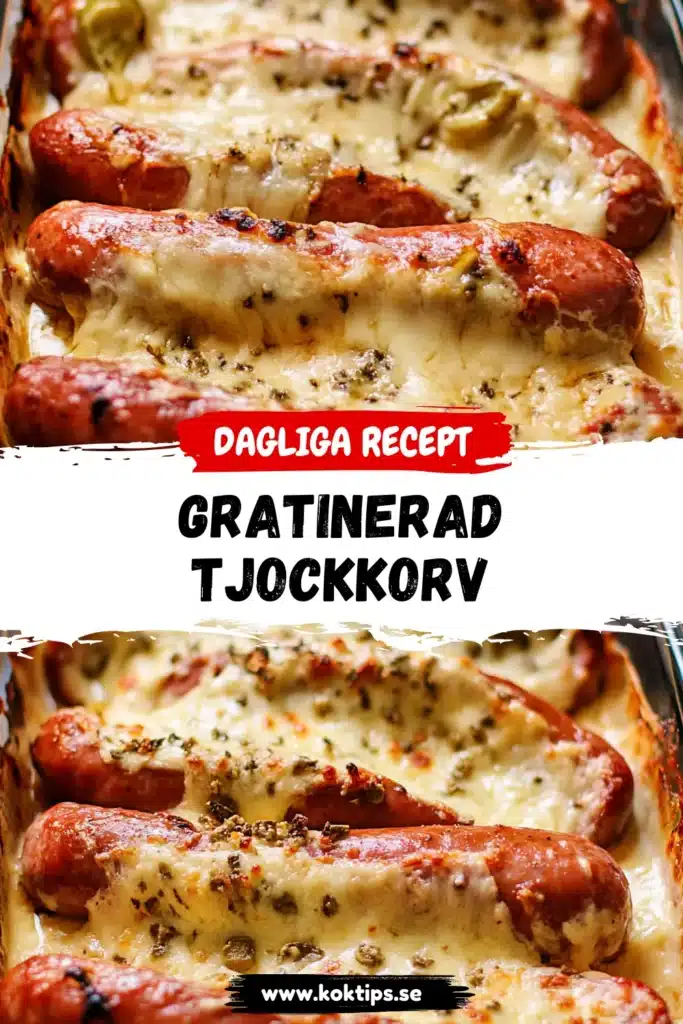 Gratinerad tjockkorv