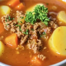 Lättlagad Köttfärssoppa: Snabbt & Mustigt Recept