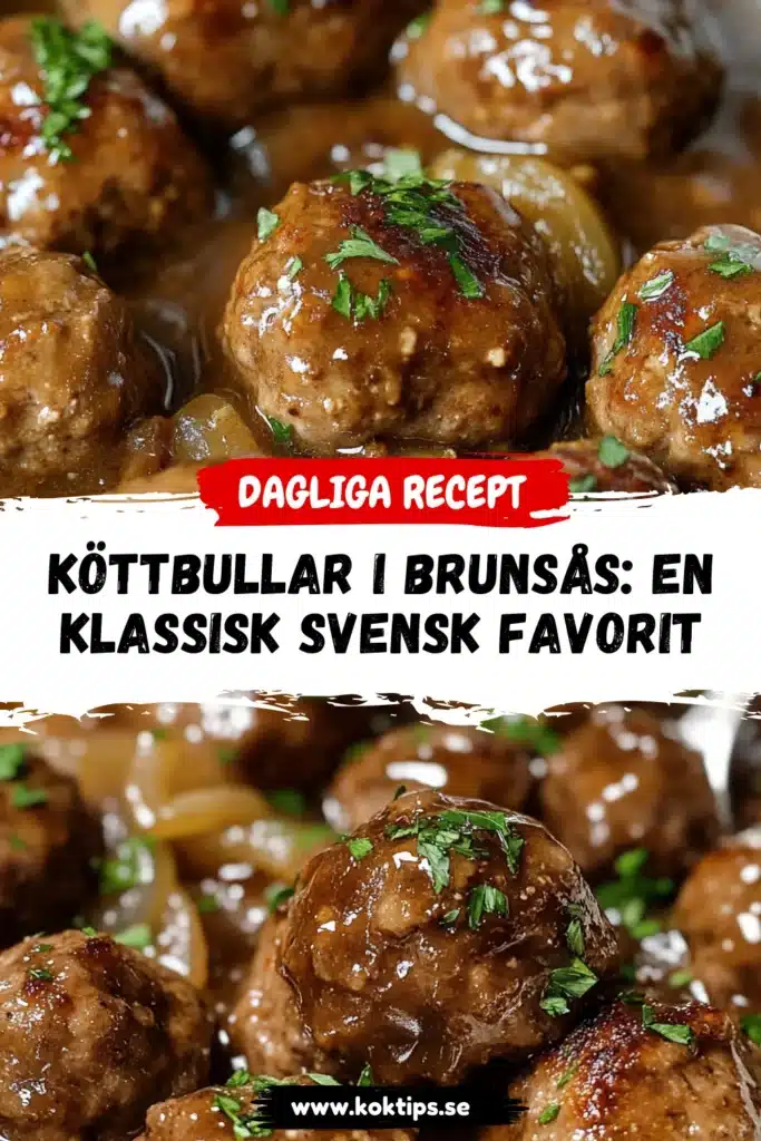 Köttbullar i brunsås