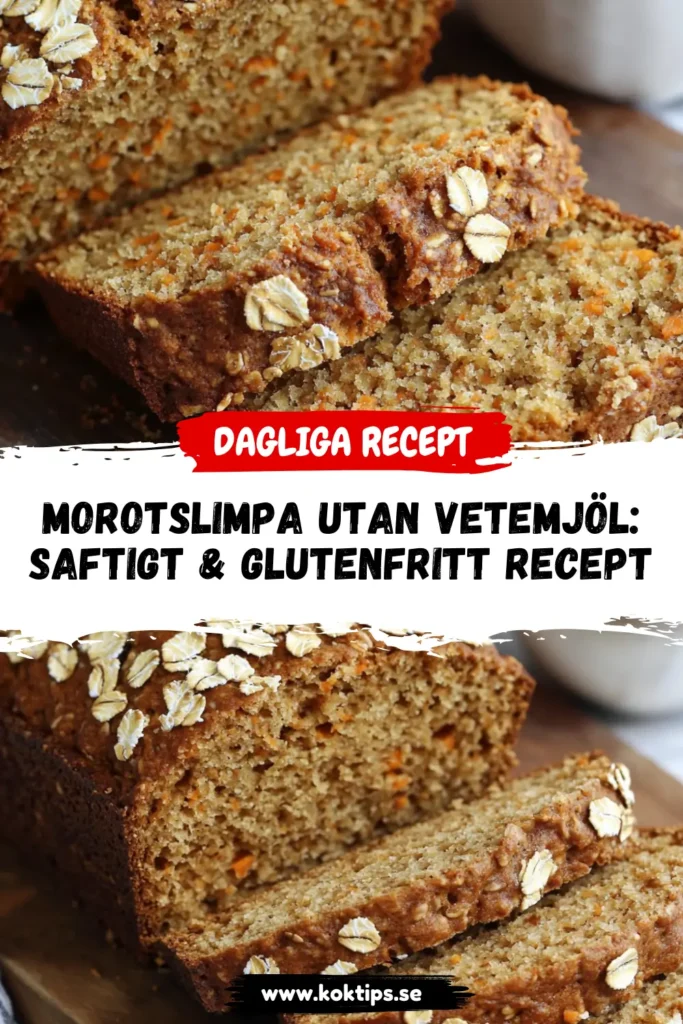 Morotslimpa utan vetemjöl