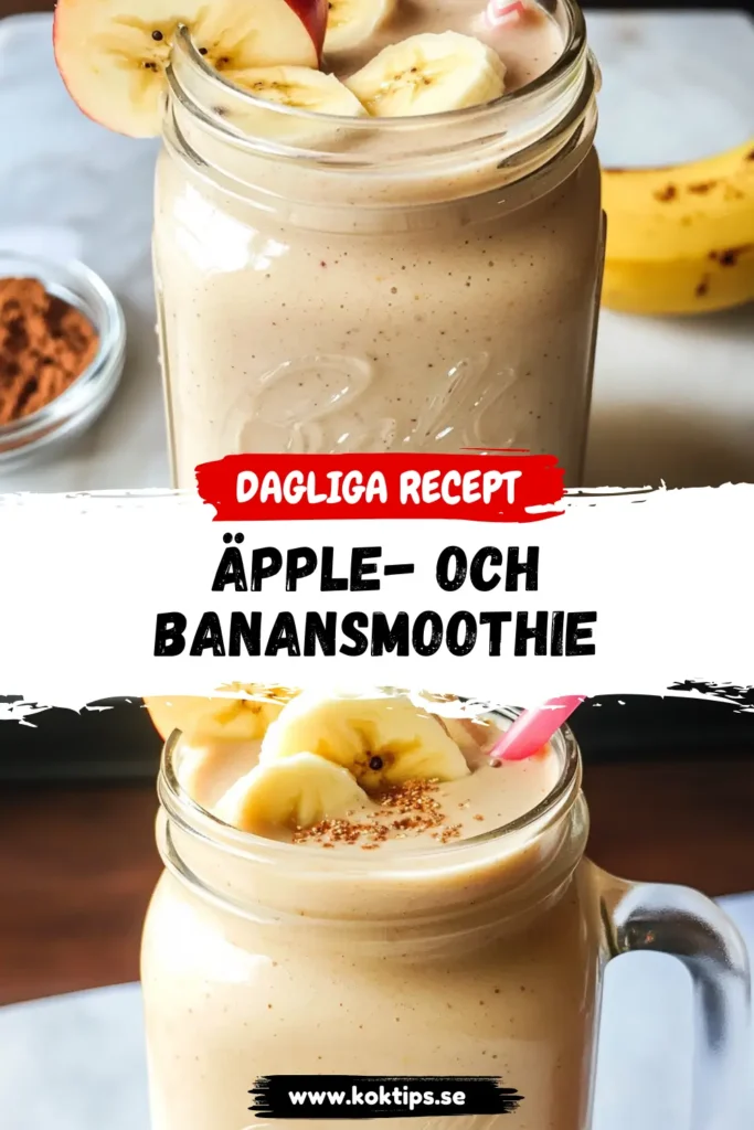 Äpple- och Banansmoothie