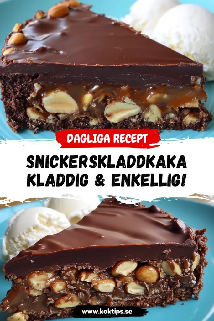 Snickerskladdkaka