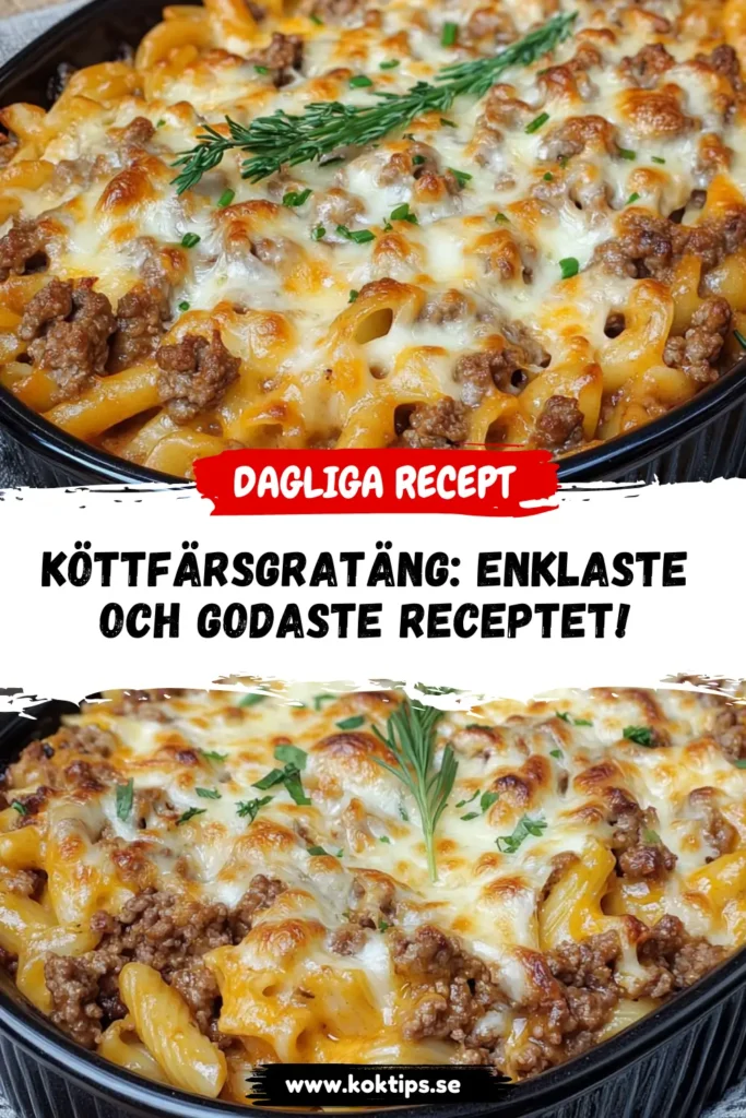 Köttfärsgratäng