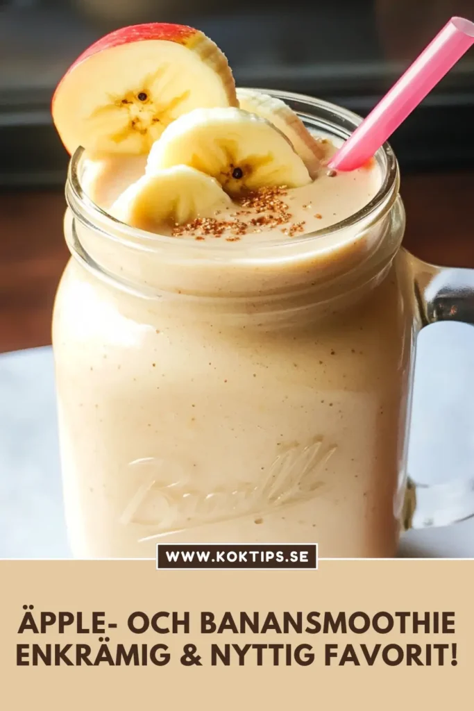 Äpple- och Banansmoothie