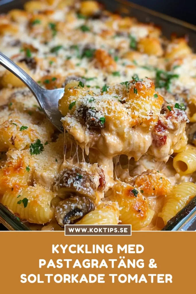 kyckling med Pastagratäng