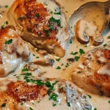 Ädelostfylld kycklingfilé i dijonsås: Recept på en smakrik favorit