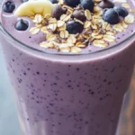 banan blåbär smoothie