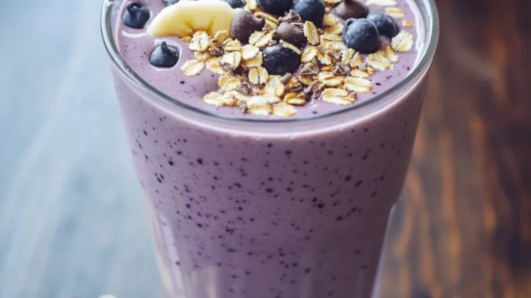 banan blåbär smoothie