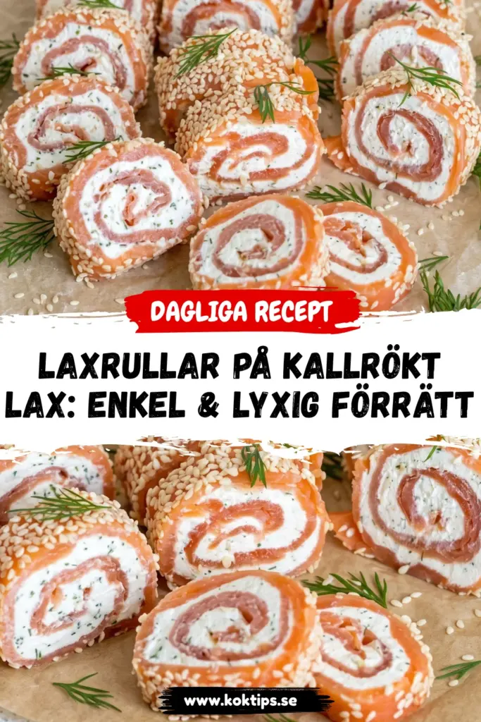 Laxrullar på kallrökt lax: Enkel & Lyxig Förrätt