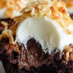 Kladdkakemuffins