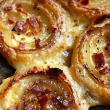 Krispiga Lök och Baconchips med Ost: Perfekt Snaxrecept!