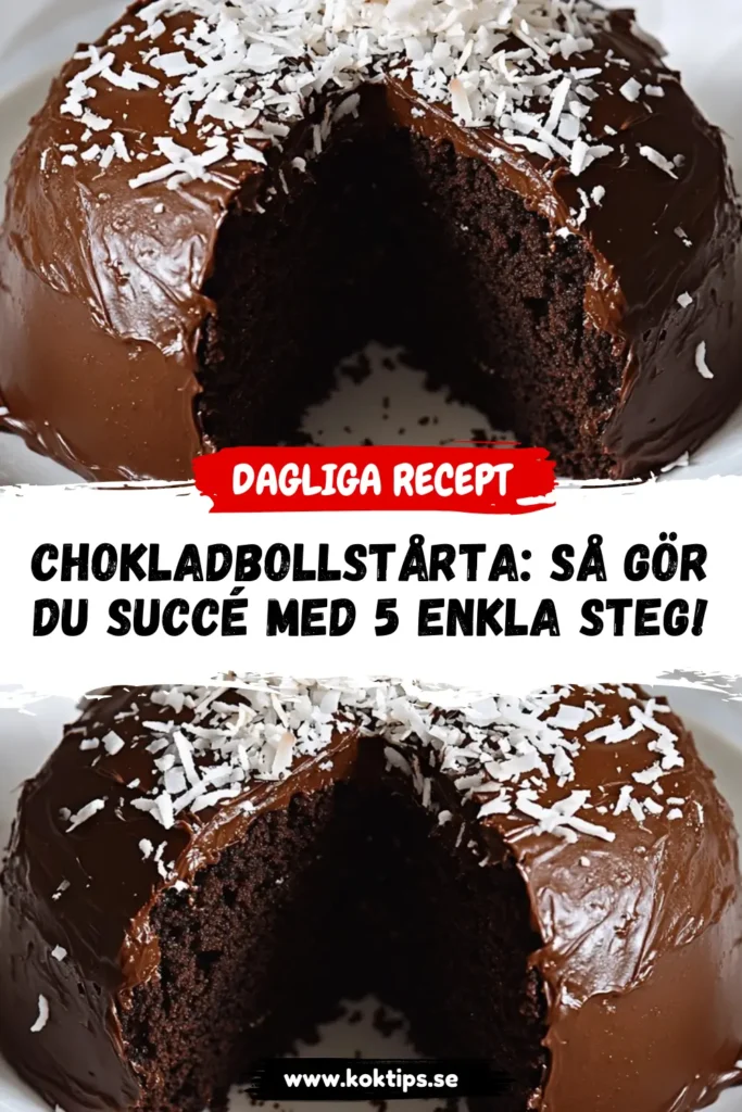 Chokladbollstårta