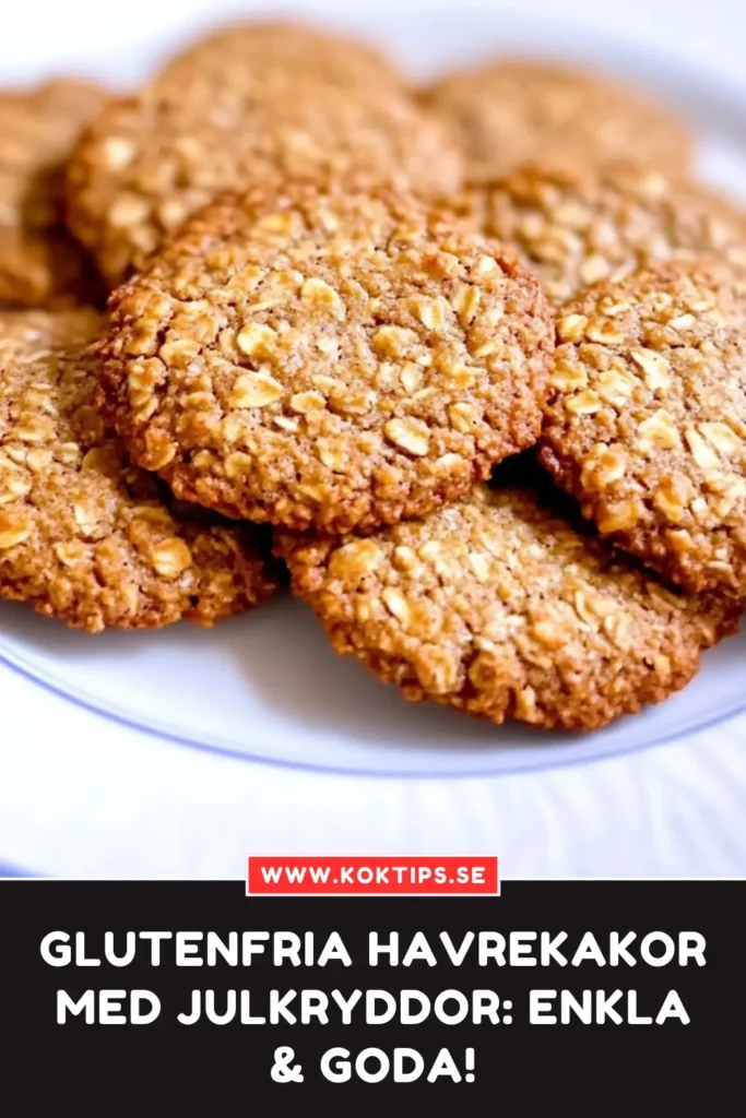 Glutenfria havrekakor