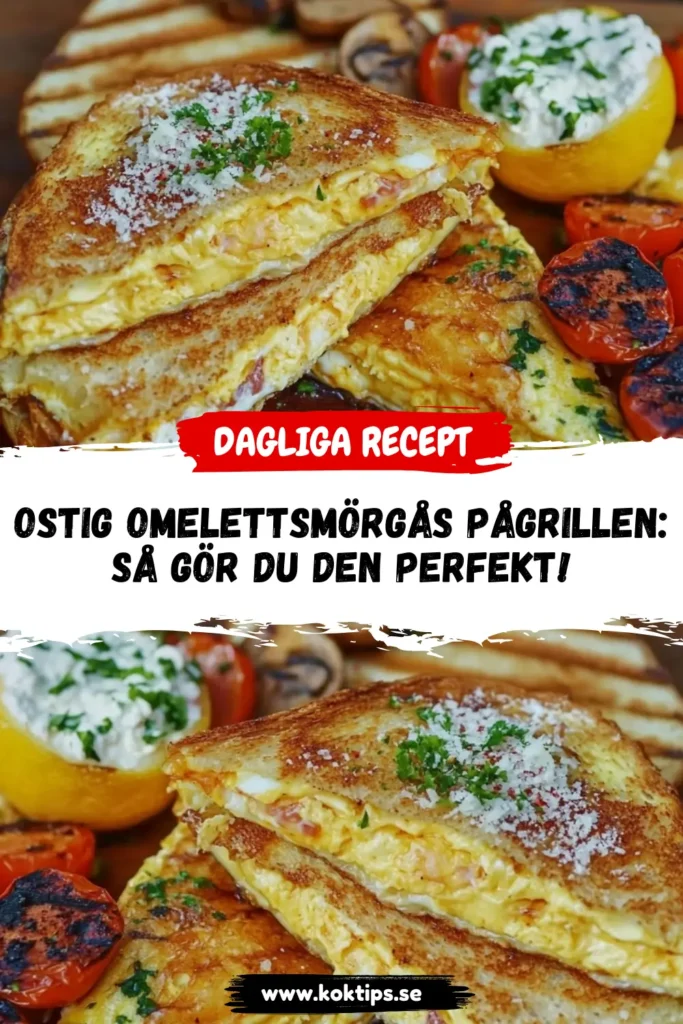 Ostig omelettsmörgås