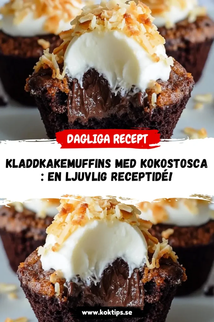 Kladdkakemuffins