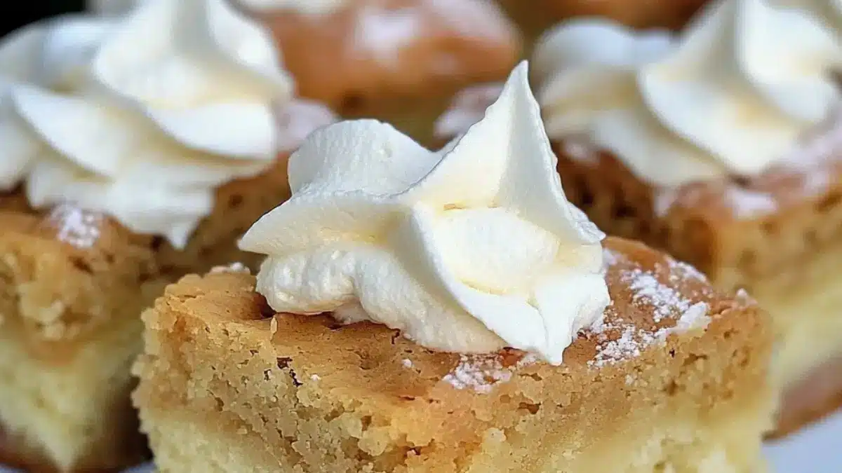 Rabarberblondies