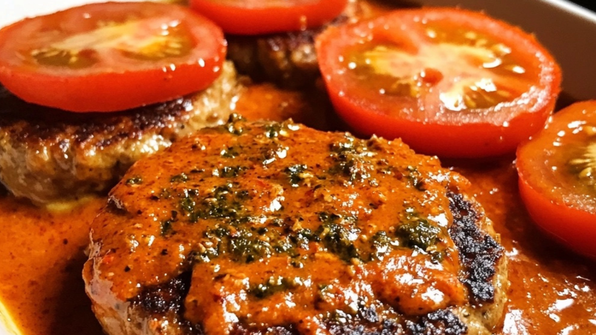 Pannbiff med fetaost