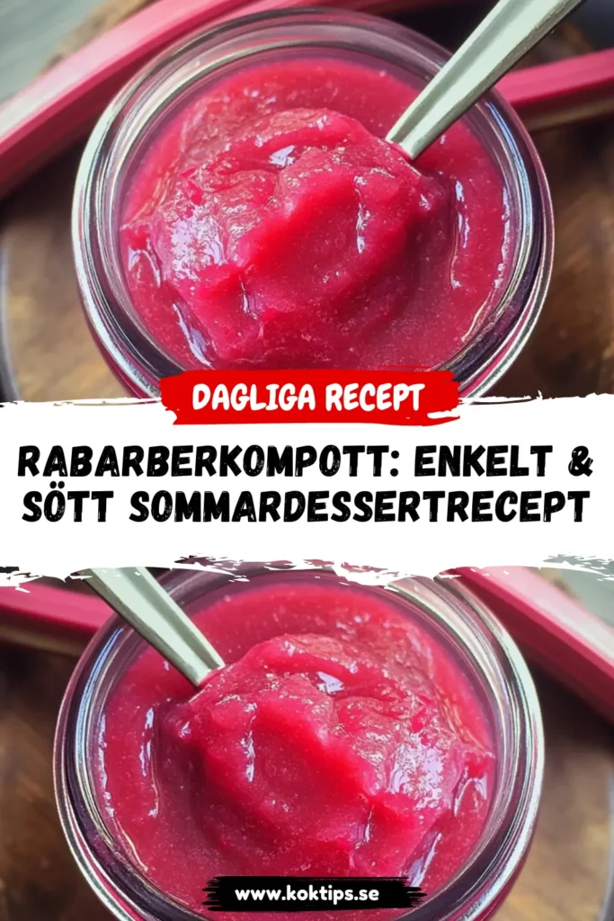 Rabarberkompott