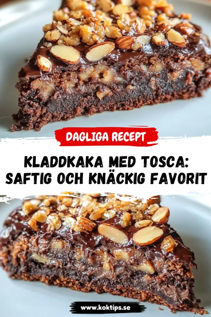 Kladdkaka med tosca