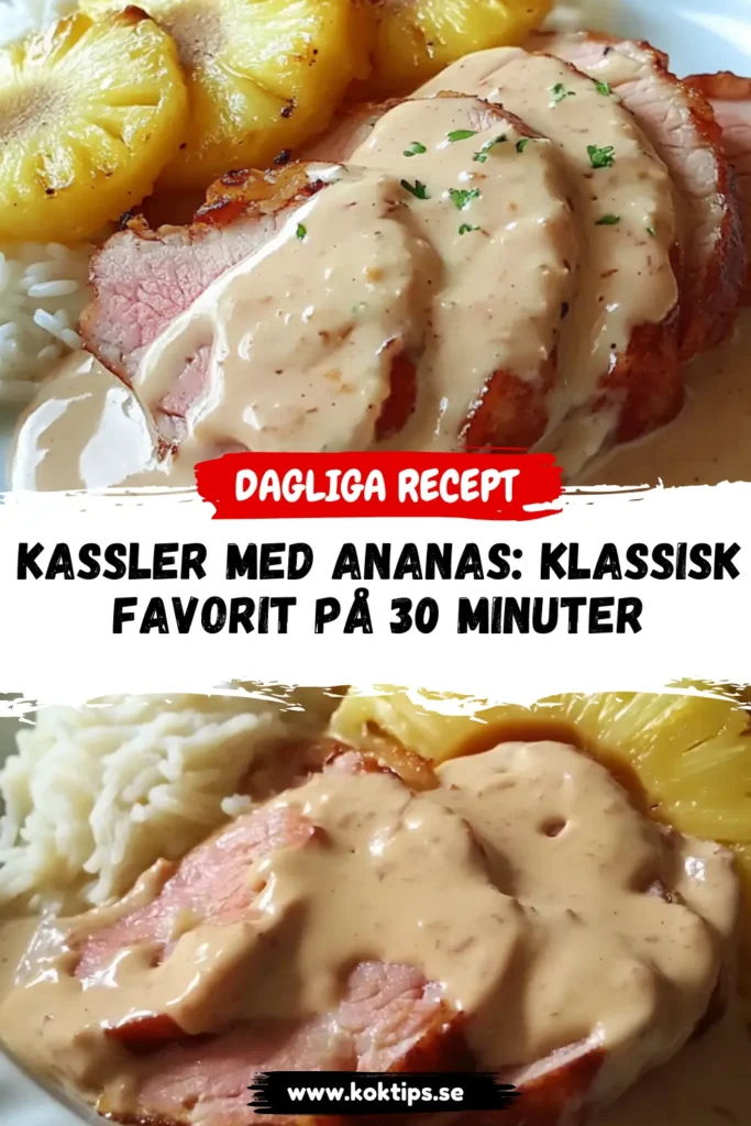 Kassler med ananas