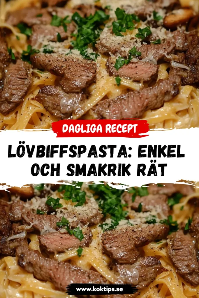 Lövbiffspasta