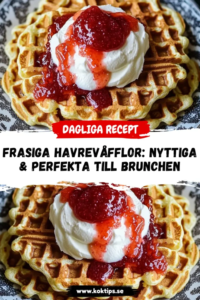 Frasiga havrevåfflor