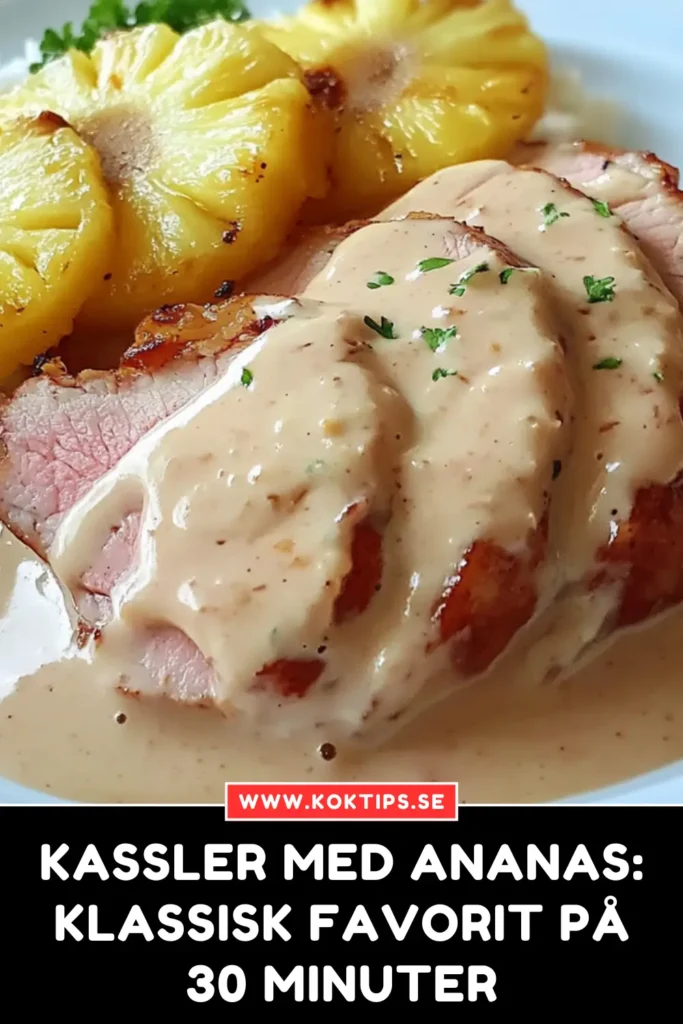 Kassler med ananas