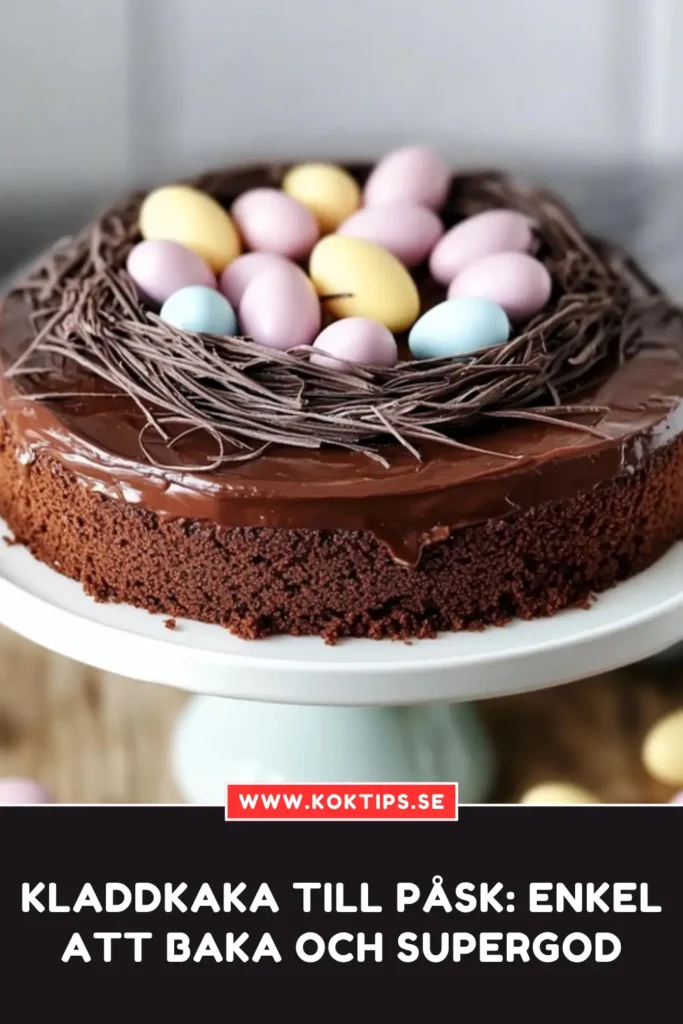 Kladdkaka till Påsk