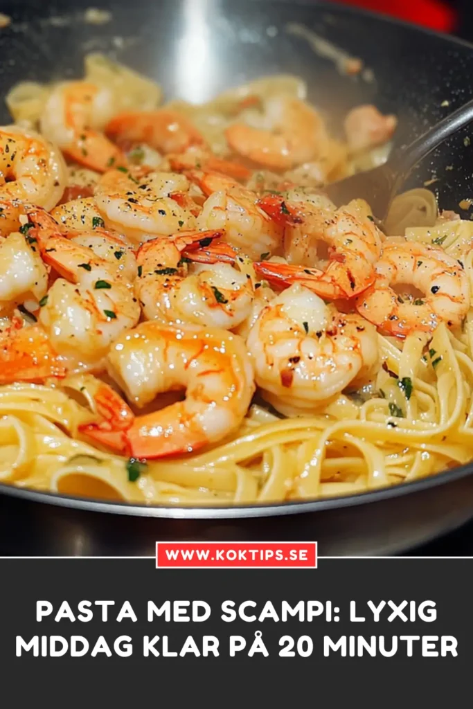 Pasta med scampi