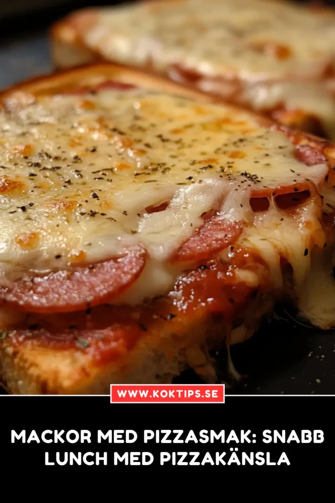 Mackor med pizzasmak