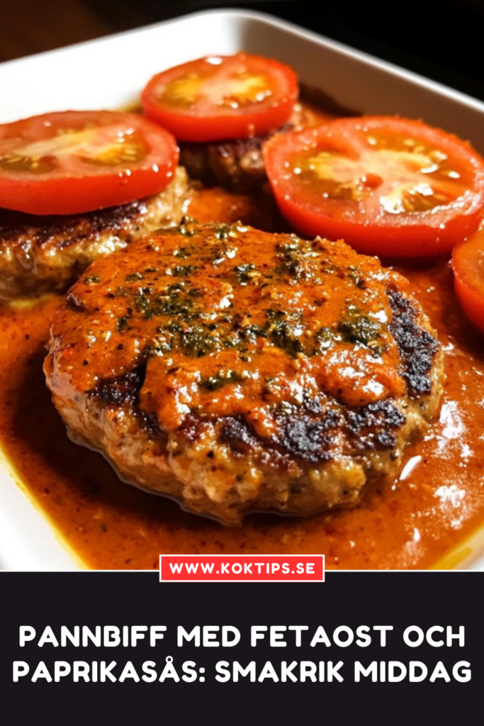 Pannbiff med fetaost