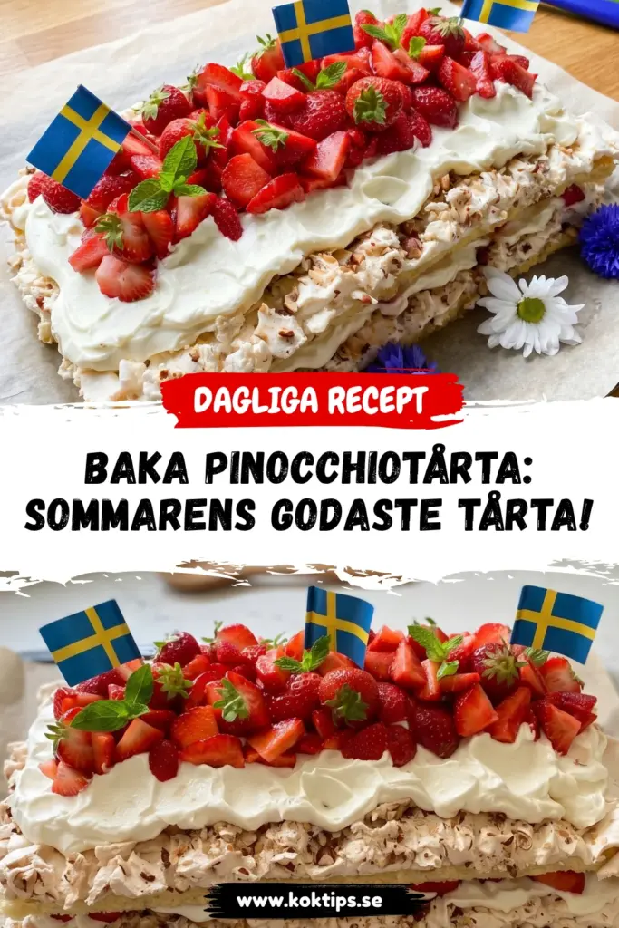 Baka Pinocchiotårta: sommarens godaste tårta!