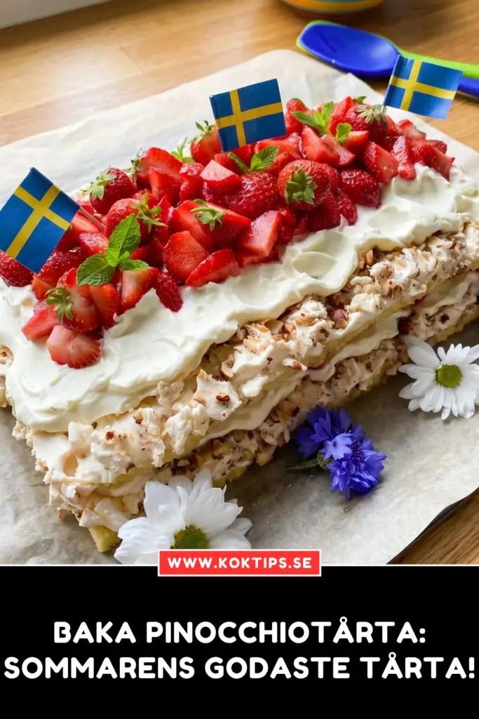 Baka Pinocchiotarta: sommarens godaste tårta!