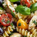 Kycklingpastasallad