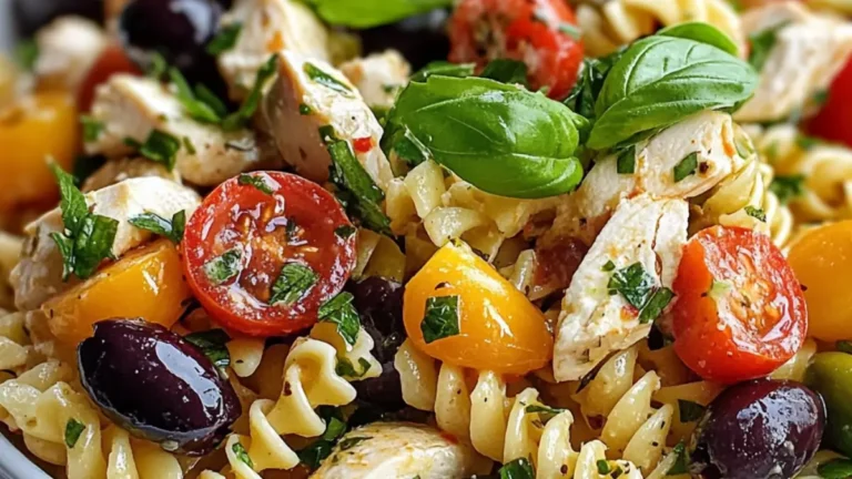 Kycklingpastasallad