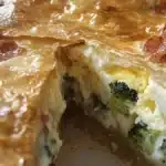 Bacon och broccolipaj