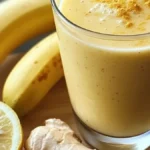Banan citron och ingefära smoothie