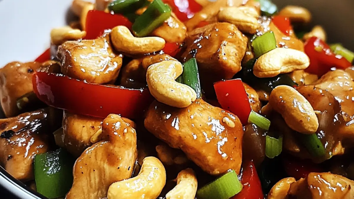 Thailändsk kycklingwok