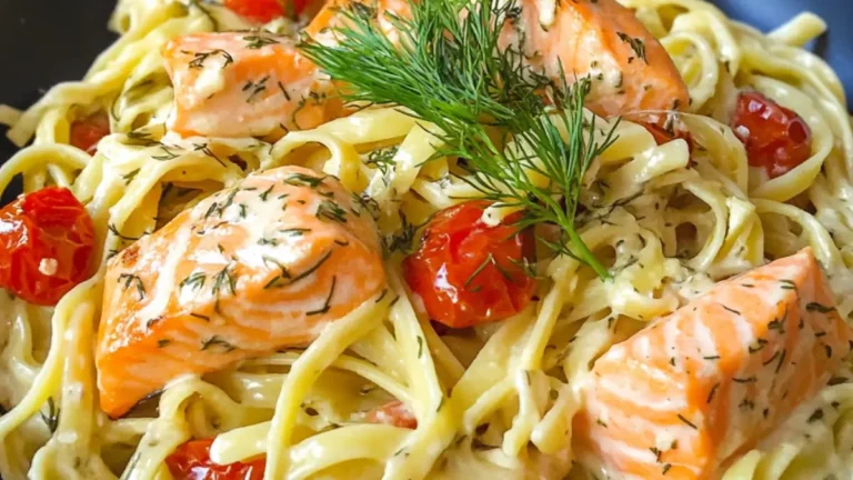 Krämig laxpasta