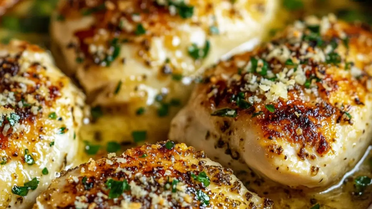 Vitlök och parmesankyckling