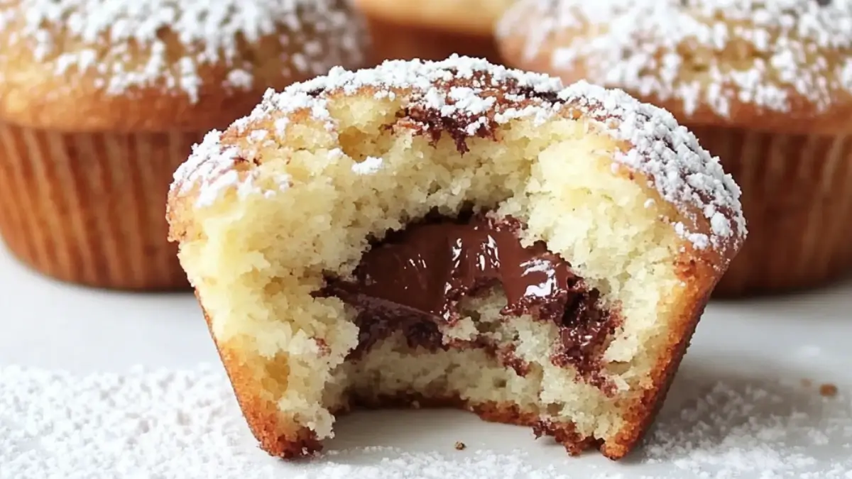 Muffins med chokladgömma