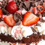 Chokladtårta med hallon