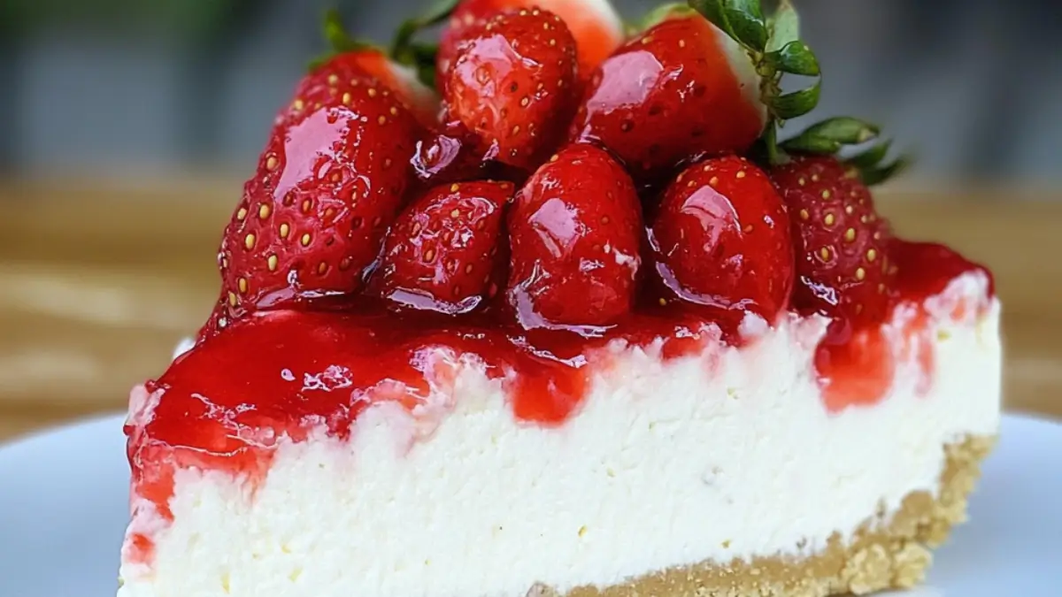 Jordgubbs cheesecake