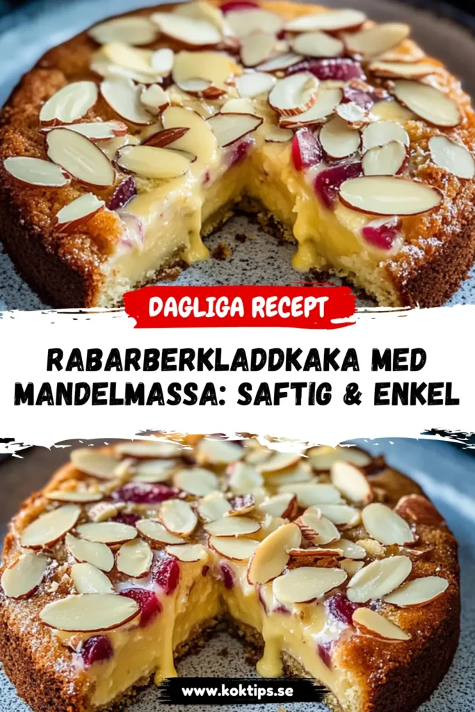 Rabarberkladdkaka