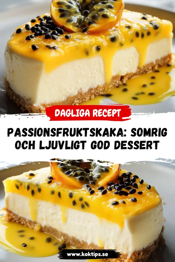 Passionsfruktskaka