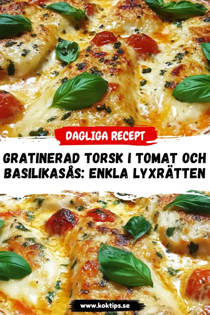 Gratinerad torsk